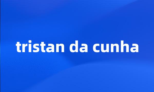 tristan da cunha