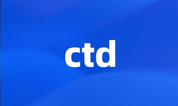 ctd