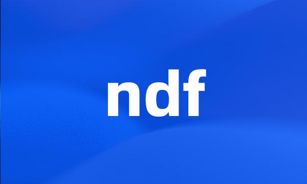 ndf