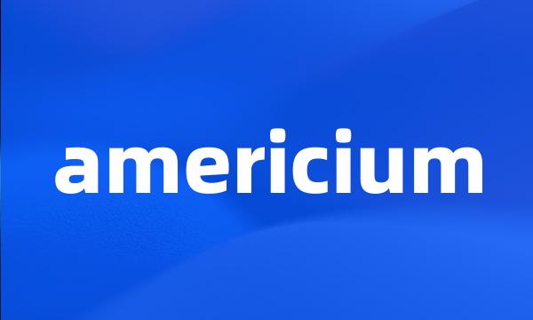 americium