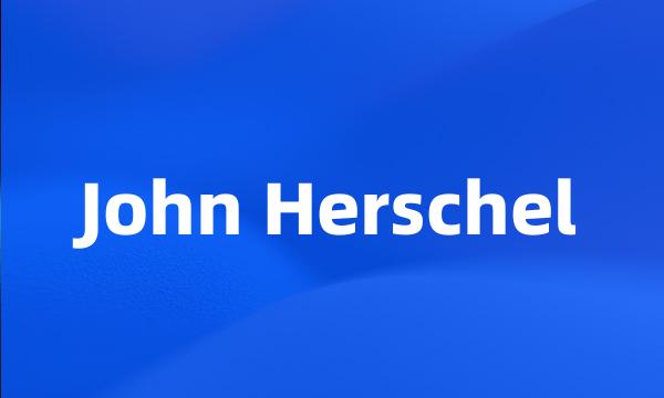 John Herschel