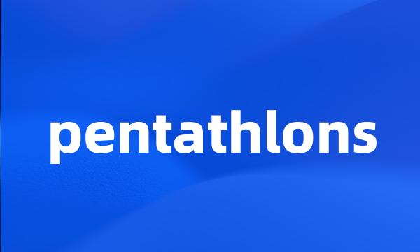 pentathlons