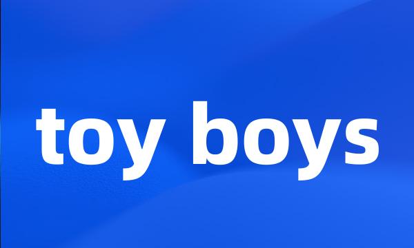 toy boys