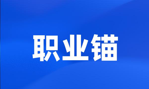 职业锚