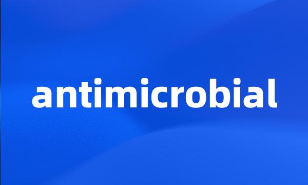 antimicrobial