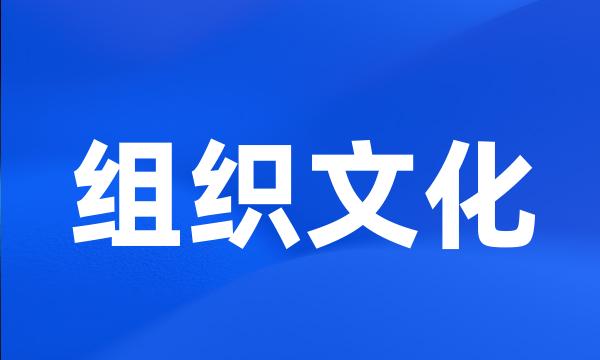 组织文化