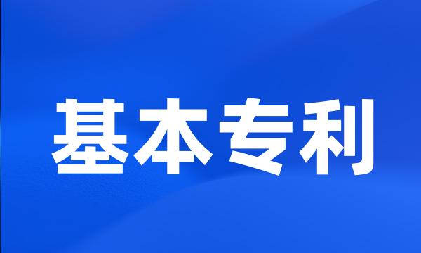 基本专利