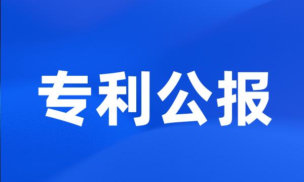 专利公报