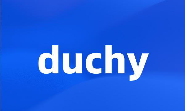 duchy