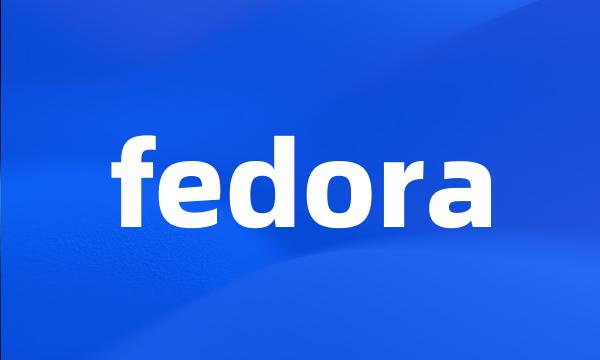 fedora