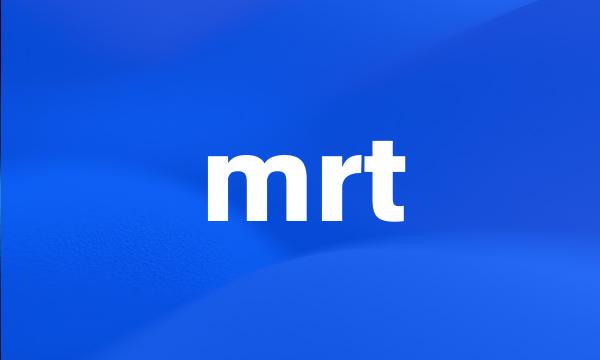 mrt