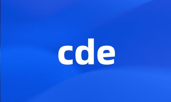 cde