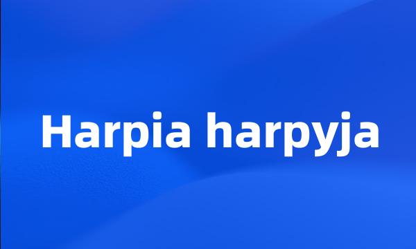 Harpia harpyja