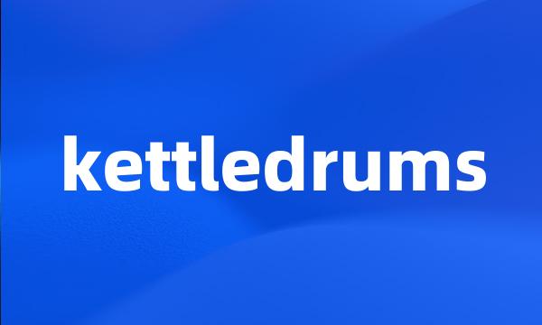 kettledrums