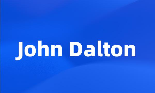 John Dalton