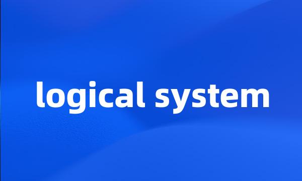 logical system