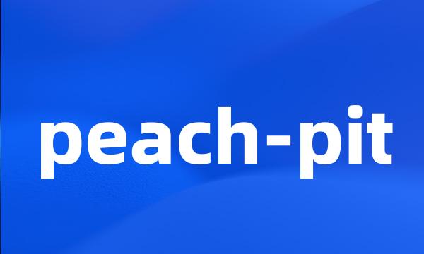 peach-pit