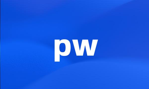 pw