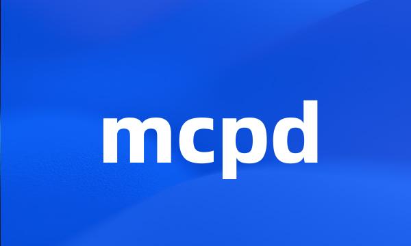 mcpd