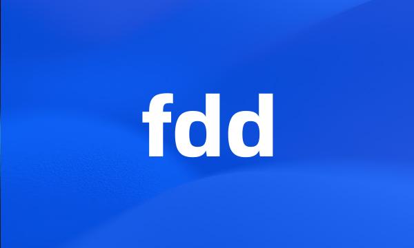 fdd