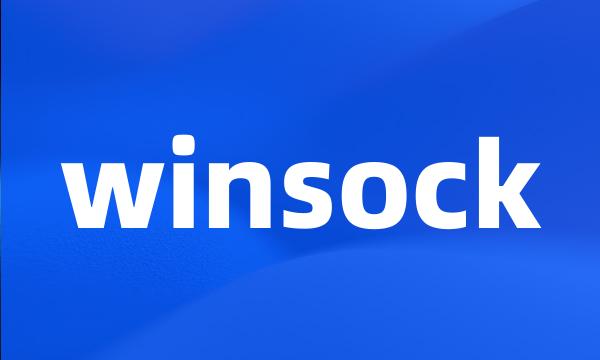 winsock