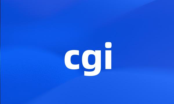 cgi