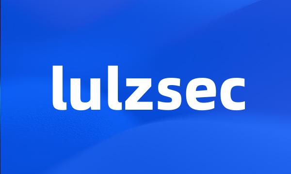 lulzsec