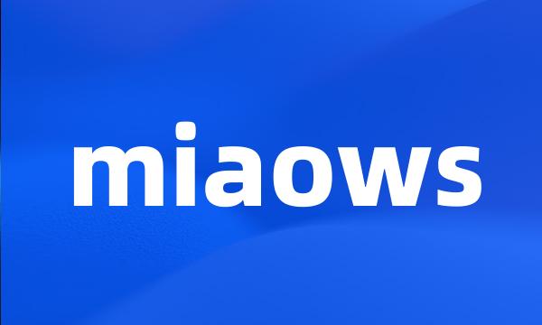 miaows