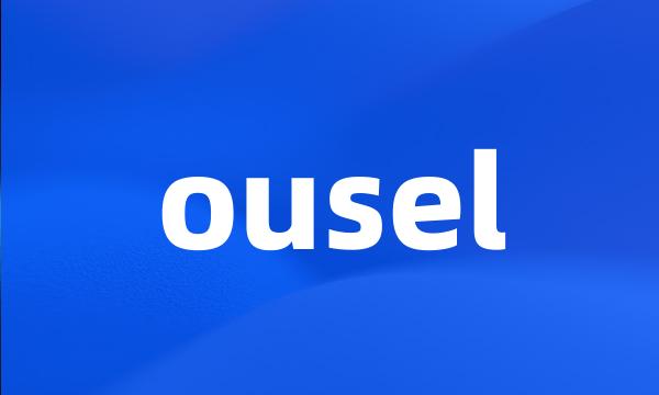 ousel