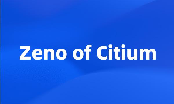 Zeno of Citium