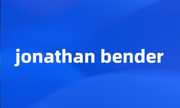 jonathan bender