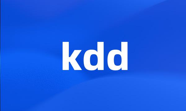 kdd