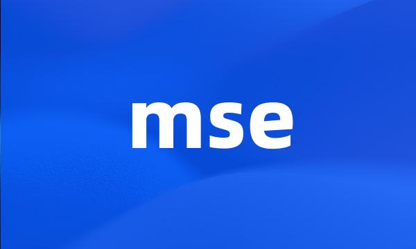 mse