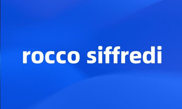 rocco siffredi