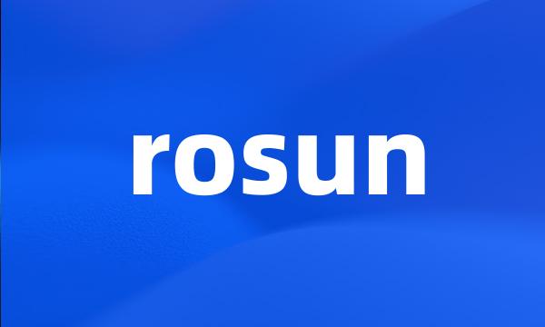 rosun