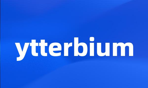 ytterbium