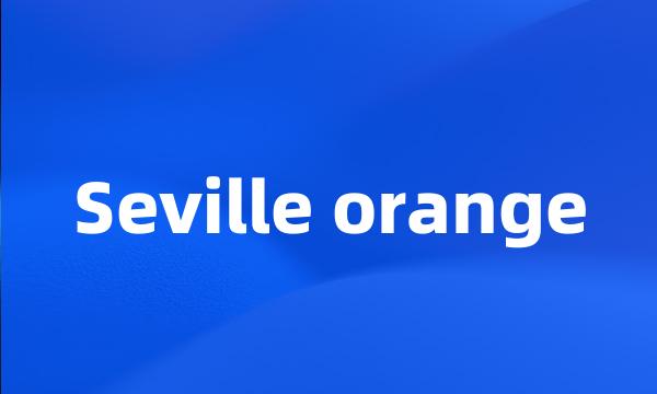 Seville orange