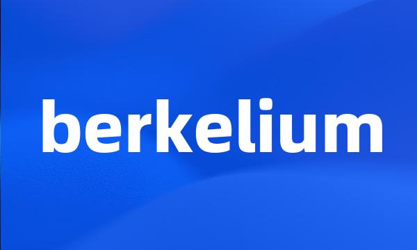 berkelium