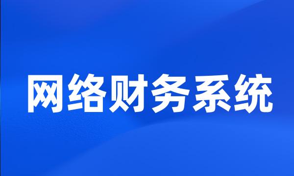 网络财务系统