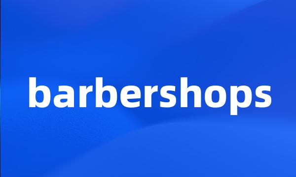 barbershops