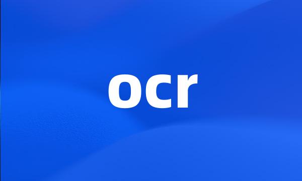 ocr