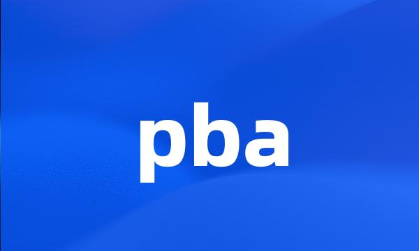 pba