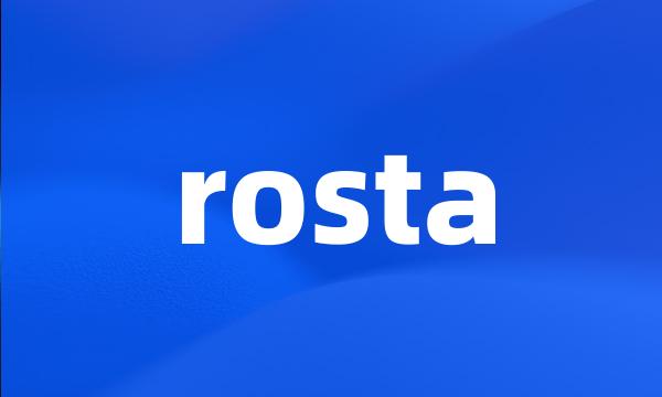 rosta