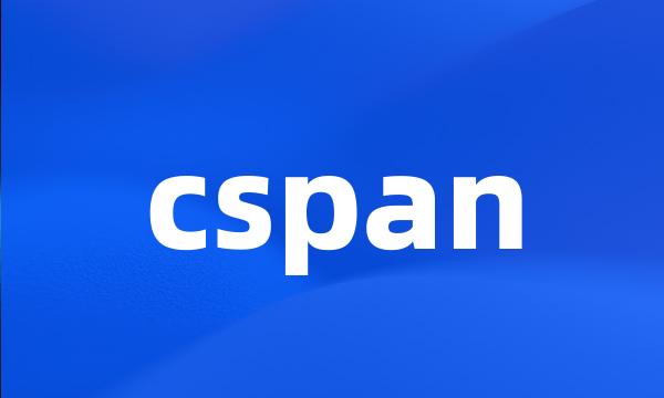 cspan