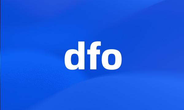 dfo