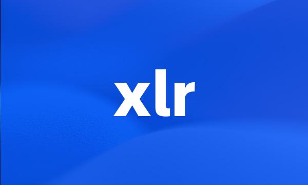 xlr