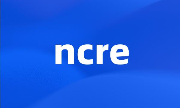 ncre