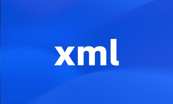 xml