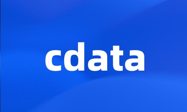 cdata