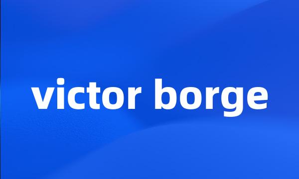 victor borge